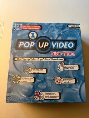 Pressman Pop Up Video Trivia Game (new)